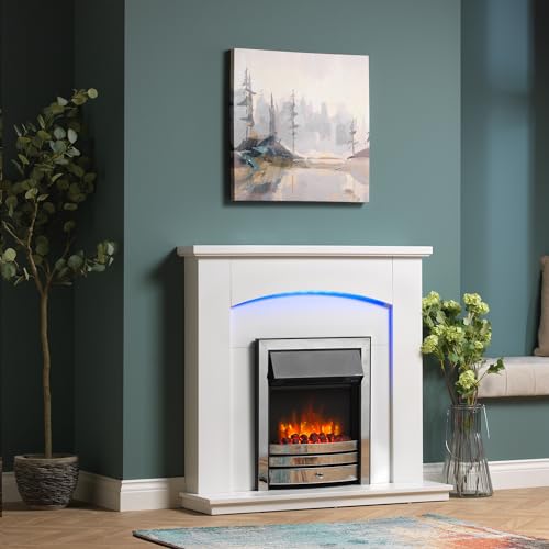 Endeavour Cayton 42" Electric Fireplace Suite