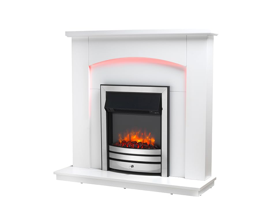 Endeavour Cayton 42" Electric Fireplace Suite