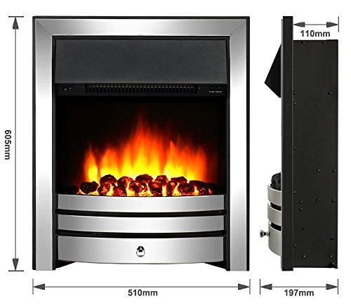 Endeavour Cayton 42" Electric Fireplace Suite