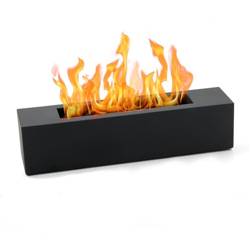 BRIAN & DANY Black Bioethanol Tabletop Fireplace