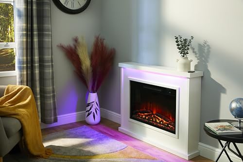 Endeavour Harwood 100cm Electric Fireplace with Remote