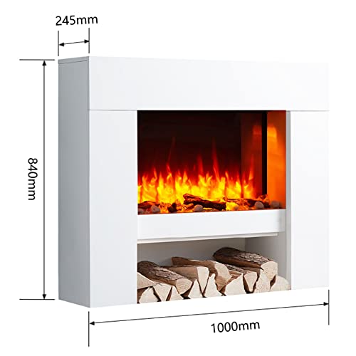 Endeavour Staxton Electric Fireplace Suite with Remote