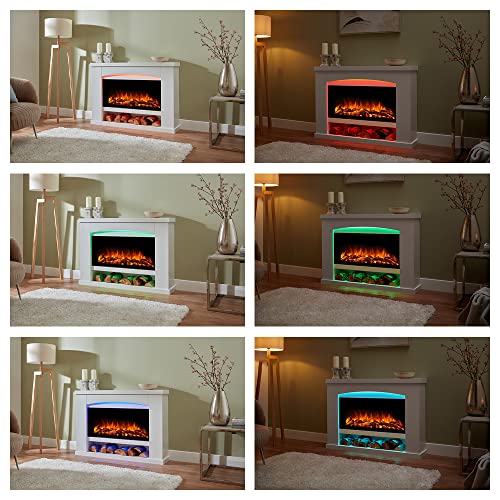 Endeavour Duggleby 48” Electric Fireplace Suite