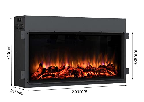 Endeavour Duggleby 48” Electric Fireplace Suite