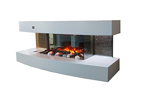 AuraHome 48" Electric Fireplace with 3D LED Flame