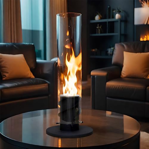 Spiral Flame Portable Tabletop Fire Pit, 17”