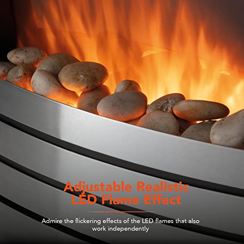 Warmlite Chester Electric Fireplace Suite, 2000W