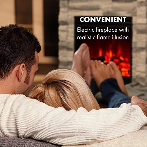 Klarstein Lienz LED Electric Fireplace with Remote