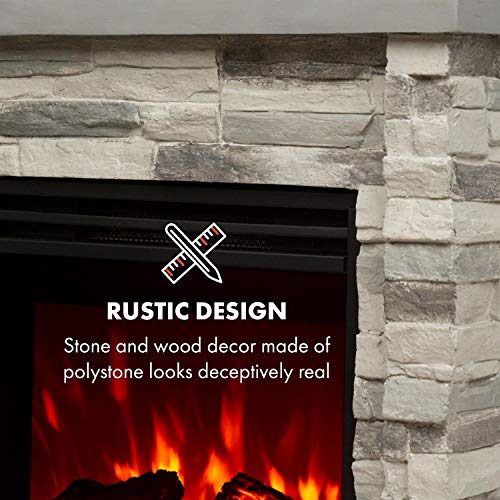 Klarstein Lienz LED Electric Fireplace with Remote