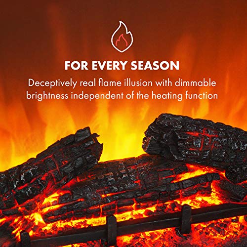 Klarstein Lienz LED Electric Fireplace with Remote