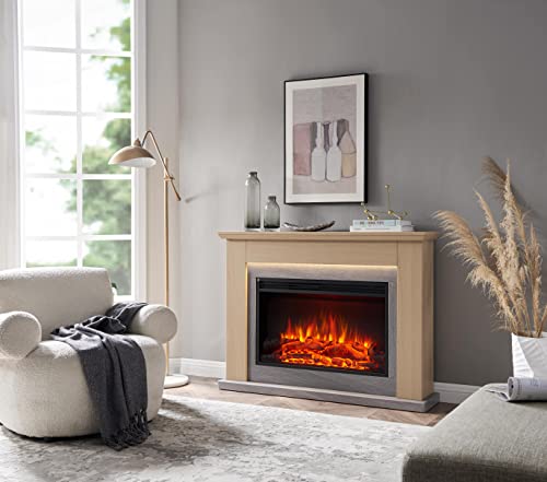 FLAMME Ingleton 48" Fireplace with 2kW Heater