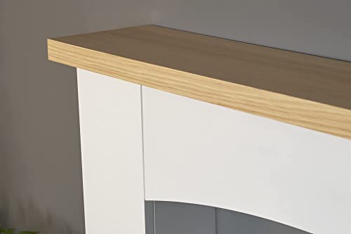 Adam Huxley White and Grey with Black Stove
