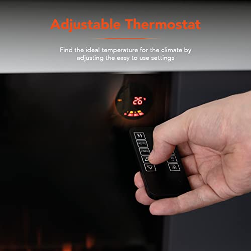 Warmlite Hingham Wall Mounted Fireplace, 2000W