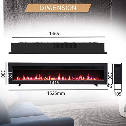 FlameKo Dilton 3-in-1 Electric Fireplace Stove