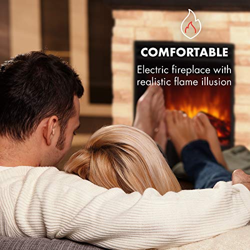 Klarstein Kaprun Electric Fireplace with Remote Control