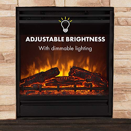 Klarstein Kaprun Electric Fireplace with Remote Control