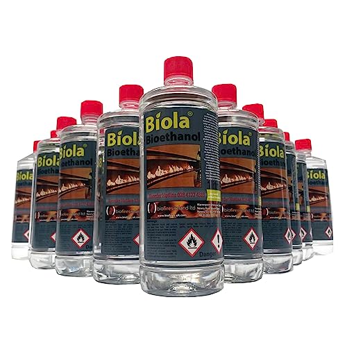 Biola 12L Bioethanol Fuel for Fires and Stoves