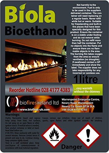 Biola Superior Bioethanol Fuel 24L - Smoke-Free