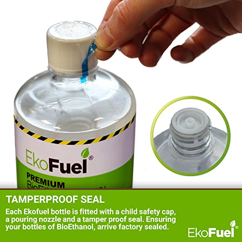 Premium Bioethanol Fuel for Fireplaces – 6L to 48L
