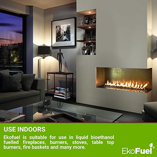 Premium Bioethanol Fuel for Fireplaces – 6L to 48L