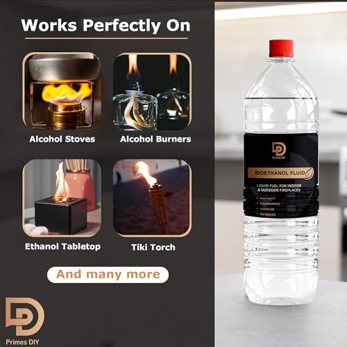 Premium Bioethanol Fuel for Fire Pits & Stoves