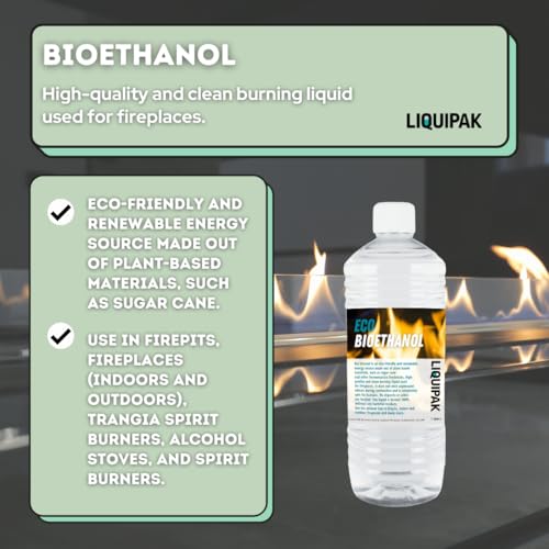 Eco Bioethanol Fuel for Fireplaces & Fire Pits