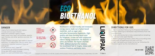 Eco Bioethanol Fuel for Fireplaces & Fire Pits