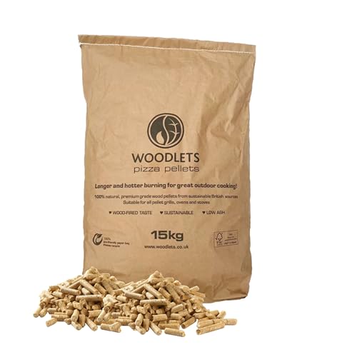 Natural BBQ Wood Pellets for Pizza Ovens – 15kg