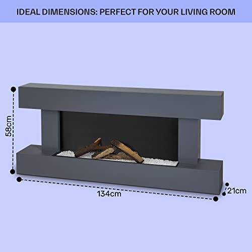 Klarstein 2000W Electric Fireplace with Remote Control