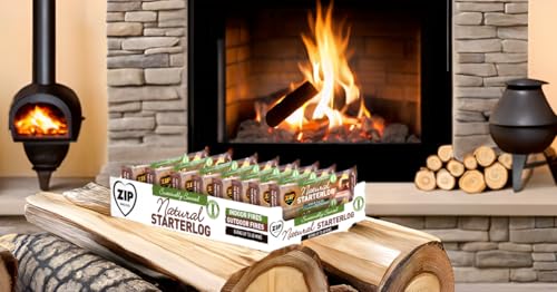 ZIP Natural Smokeless Starter Logs - 16 Pack