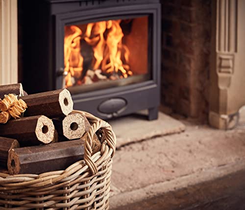 High-Energy Firewood Logs with Fire Starters - 36 Pack