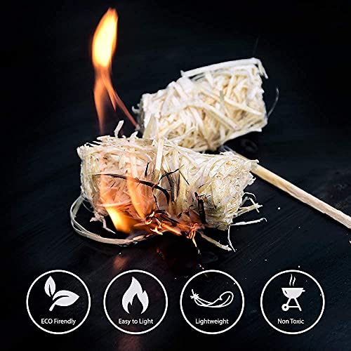 High-Energy Firewood Logs with Fire Starters - 36 Pack