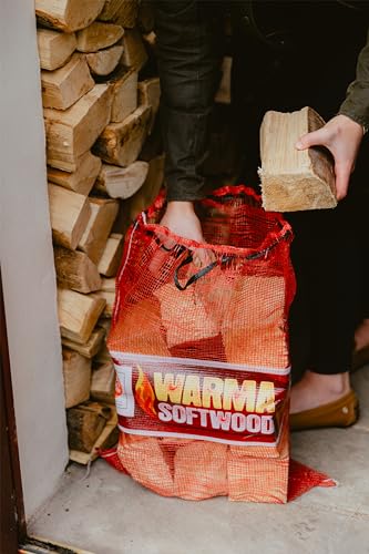 75L Kiln Dried Softwood Firewood Logs - Ready to Burn