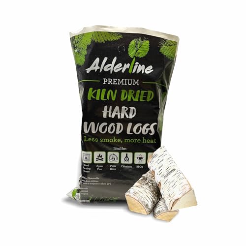 Kiln-Dried Birch Hardwood Logs for Fireplaces