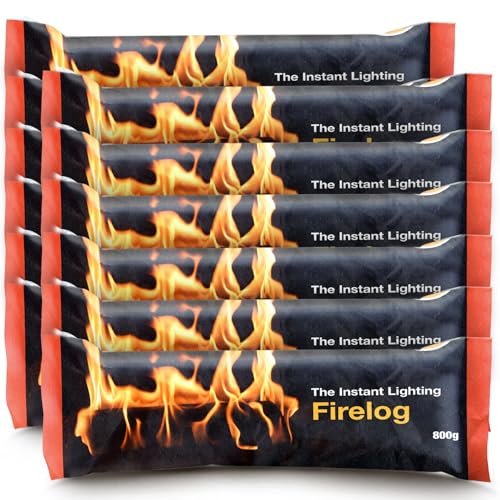 Instant Light Fire Logs for Outdoor Use – 12 Pack