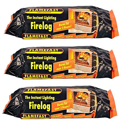 Flamefast Smokeless Firelogs - Instant Lighting & Eco-Friendly