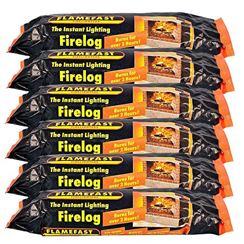 Flamefast Smokeless Firelogs - Instant Lighting & Eco-Friendly