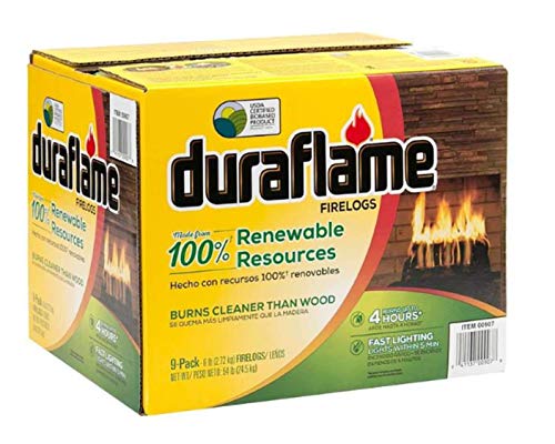 Duraflame Firewood, 9 Packs of 2.72 kg