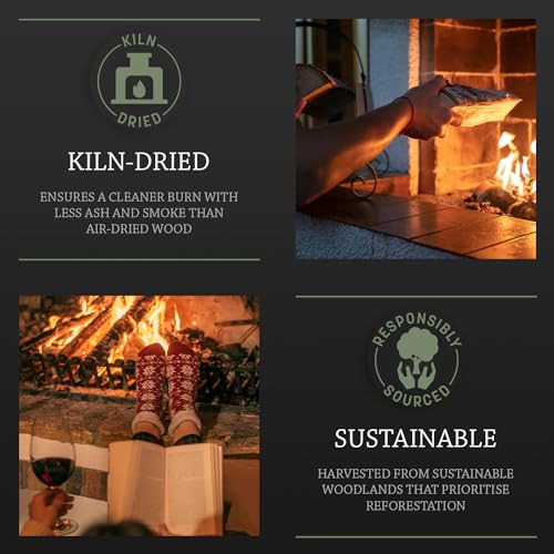 Kiln Dried Oak Firewood Logs - Ready to Burn
