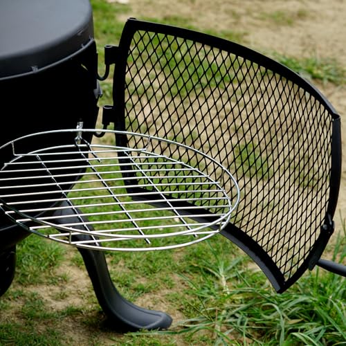 Tall Steel Garden Chiminea Patio Fire Pit Grill