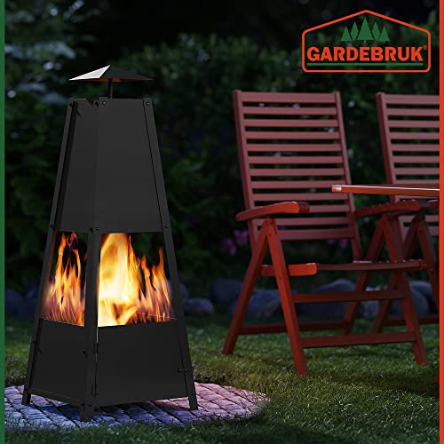 Garden Pyramid Outdoor Stove with Door
