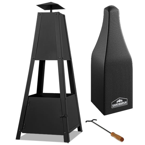 Garden Pyramid Outdoor Stove with Door