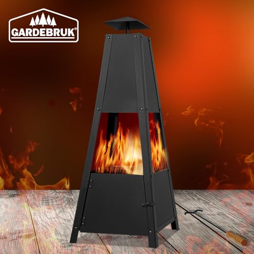 Garden Pyramid Outdoor Stove with Door