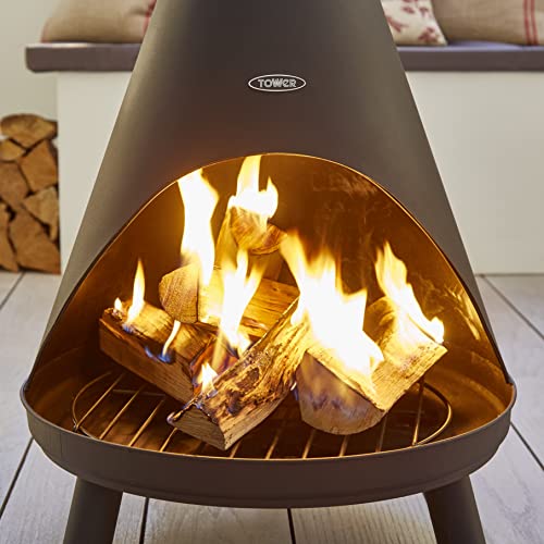Comet Chiminea Patio Heater with Powder Coated Steel
