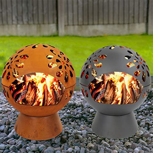 GardenCo 60 cm Round Outdoor Fire Pit