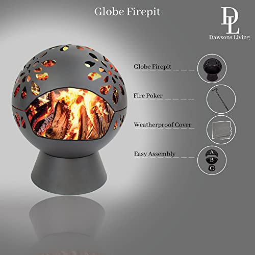 GardenCo 60 cm Round Outdoor Fire Pit