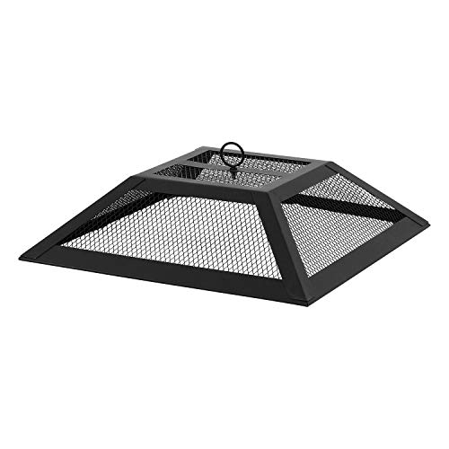 Parkland Square Outdoor Fire Pit with Grill