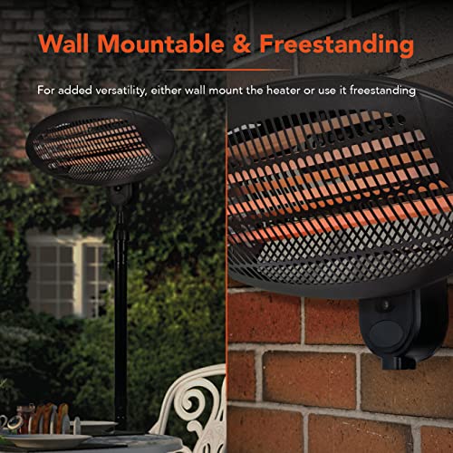 Warmlite WL42009 Quartz 2000W Portable Patio Heater