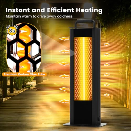 TANGZON 1200W Double-Sided Portable Patio Heater