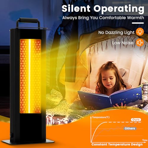 TANGZON 1200W Double-Sided Portable Patio Heater